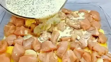 Hähnchen Kartoffel Gratin, könnte ich gerade jeden Tag essen!