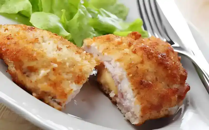 Hausgemachtes Hähnchen Cordon Bleu mit Thermomix