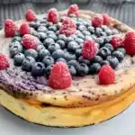 Heidelbeer Kaesekuchen ohne Boden W2xEX 2x