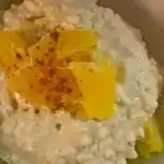 Hüttenkäse-Orangendessert