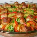 Kartoffel Bratwurst Auflauf lecker