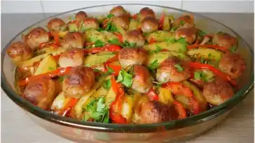 Kartoffel Bratwurst Auflauf lecker
