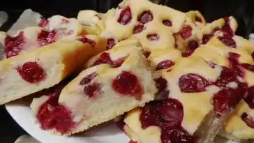 Kirschkuchen supereinfacher Tassenkuchen W2xEX 2x