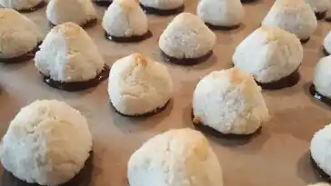Kokos Marzipan Makronen
