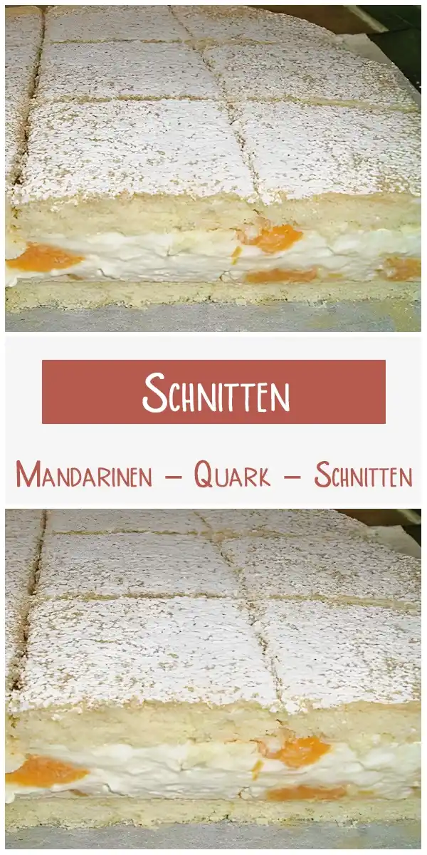 Mandarinen – Quark – Schnitten