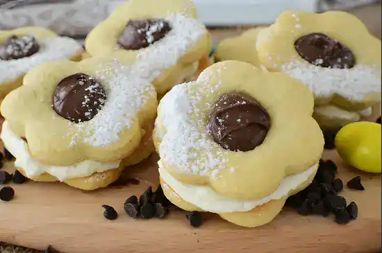 Nutella Creme Plätzchen