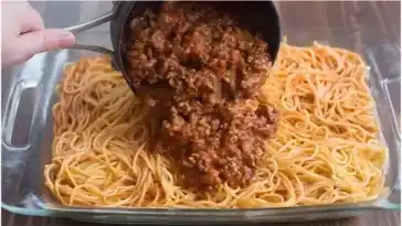 SPAGHETTI AUFLAUF – SUPER LECKER W2xEX 2x