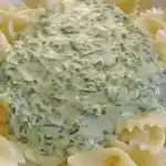 Spinat Frischkäse Soße