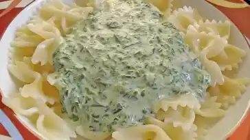 Spinat Frischkäse Soße