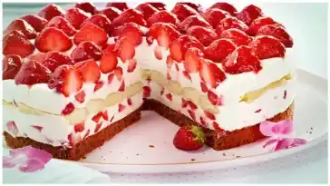 Toll und Leckere Erdbeer Mascarpone Torte W2xEX 2x