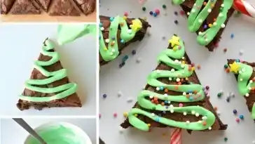 Weihnachtsbaum Brownies W2xEX 2x webp
