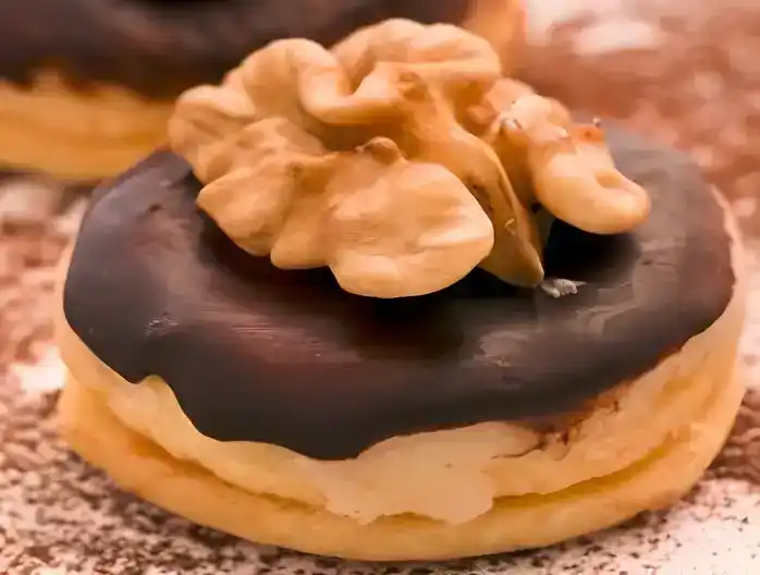 Weihnachtsplätzchen – Walnuss Marzipan Taler