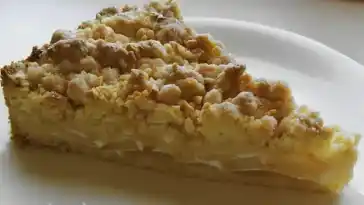 Apfel-Fondant-Kuchen mit Kruste