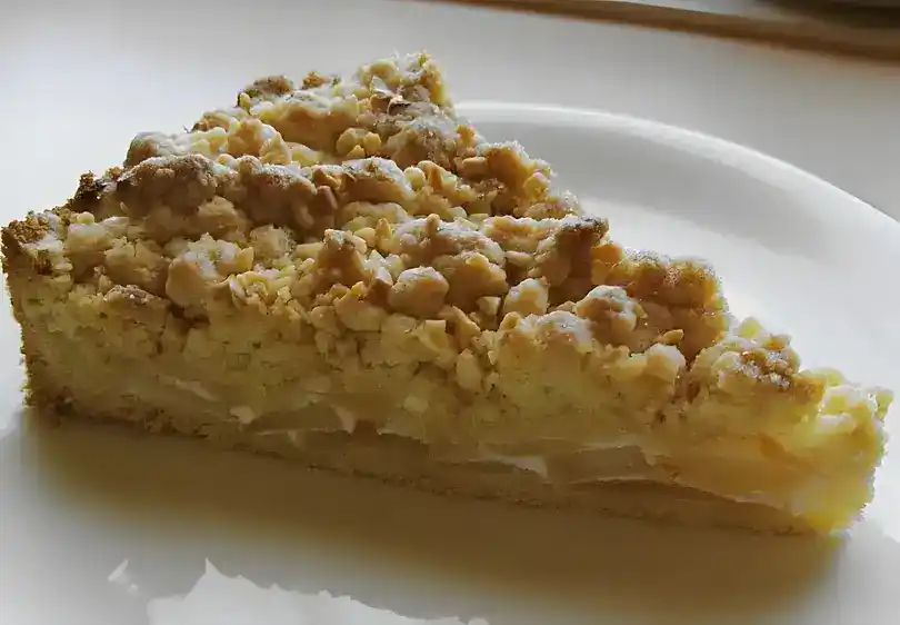 Apfel-Fondant-Kuchen mit Kruste