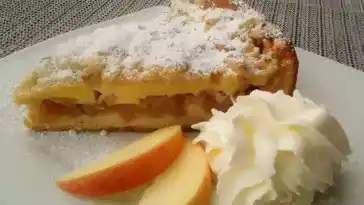 Apfelkuchen mit Pudding und Streuseln W2xEX 2x
