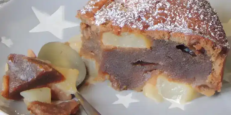 Birnen und Pralinenfondant
