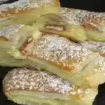 Mandel-Blätterteiggebäck mit Konditorcreme
