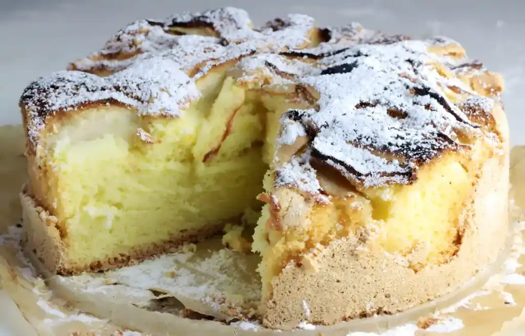 Blitz Apfelkuchen in 10 Minuten bereit zum Backen