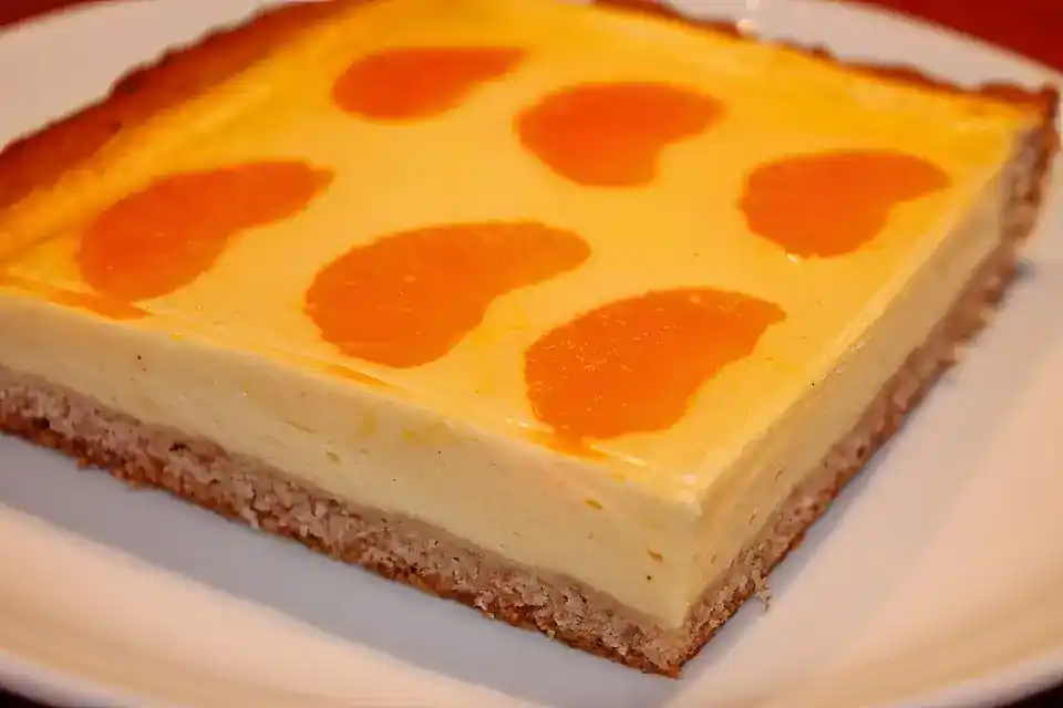 Blitz – Käsekuchen mit Mandarinen vom Blech
