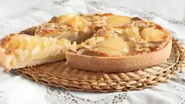 Bourdaloue-Mandel-Birnen-Tarte