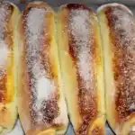 Buttermilch Rollen mit Vanillecreme