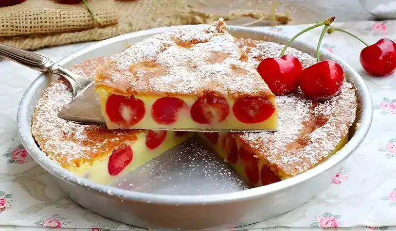 Clafoutis mit Kirschen: Ein Leckeres und Einfaches Dessert