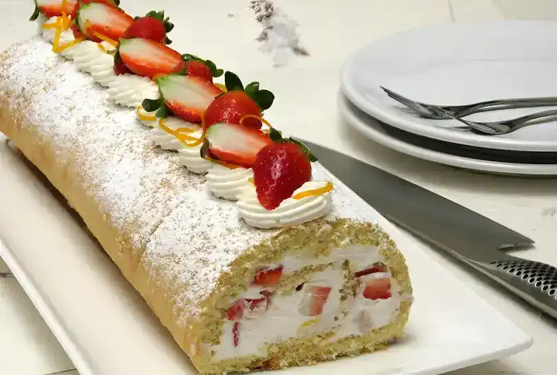 Erdbeerbrötchenkuchen der Großmütter