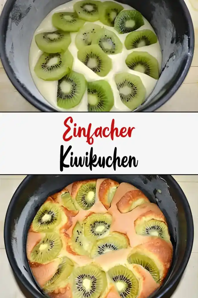 Einfacher Kiwikuchen