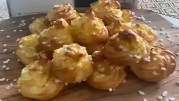 Einfaches und schnelles Chouquettes Rezept W2xEX 2x webp