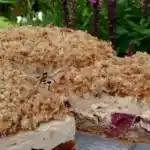 Espresso-Nuss-Torte mit Kirschen