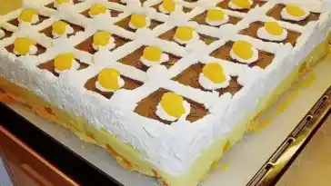 Fanta Schmand Kuchen mit Pudding