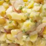 Frischer Kartoffelsalat zum Abnehmen ohne Schnickschnack