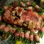 Gefüllter Putenrollbraten vom Grill