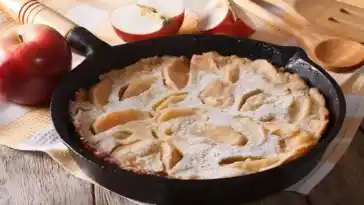 Gebratener Apfelkuchen in 15 Minuten gebacken W2xEX 2x webp