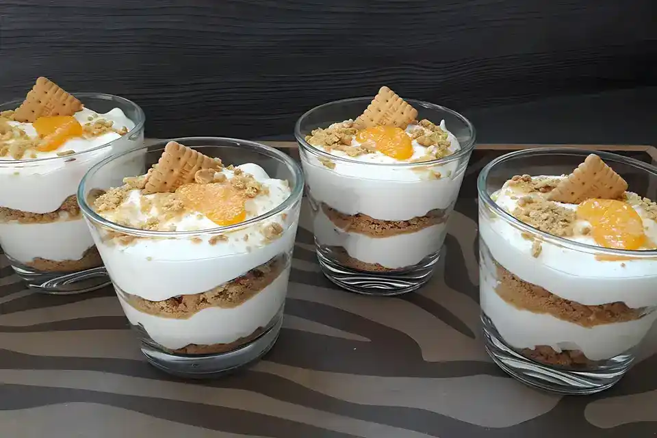 Käse-Sahne-Dessert
