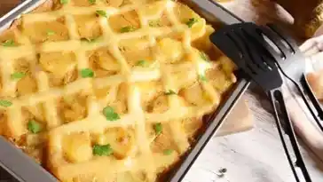 Kartoffelgratin mit Hühnerschinken