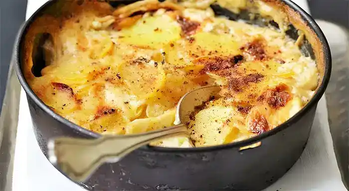 Kartoffelgratin mit Joghurt