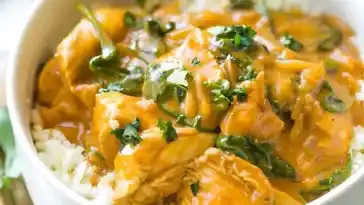 Kokoshähnchen und Curry mit Cookeo