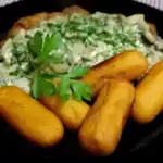 Kroketten aus Kartoffelpüreepulver