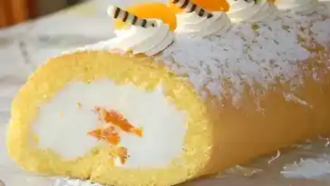 Mandarinen Biskuitrolle