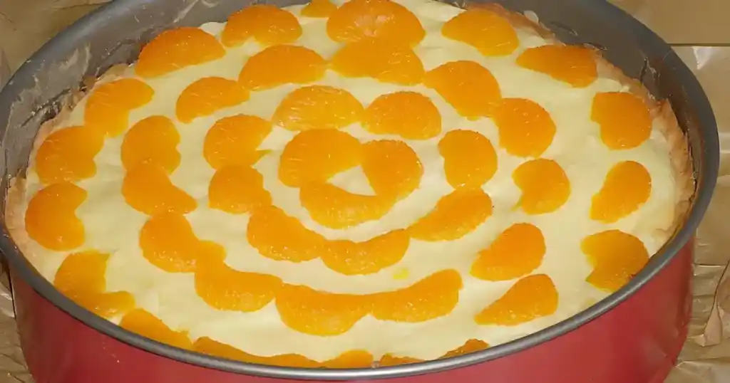 Mandarinen-Schmand-Pudding-Kuchen