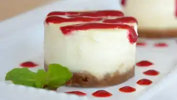 Mini Himbeerkäsekuchen