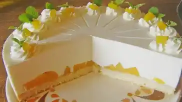 Pfirsich Quark Sahne Torte