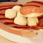 Raffaello Dessert mit Quark und Schokopudding