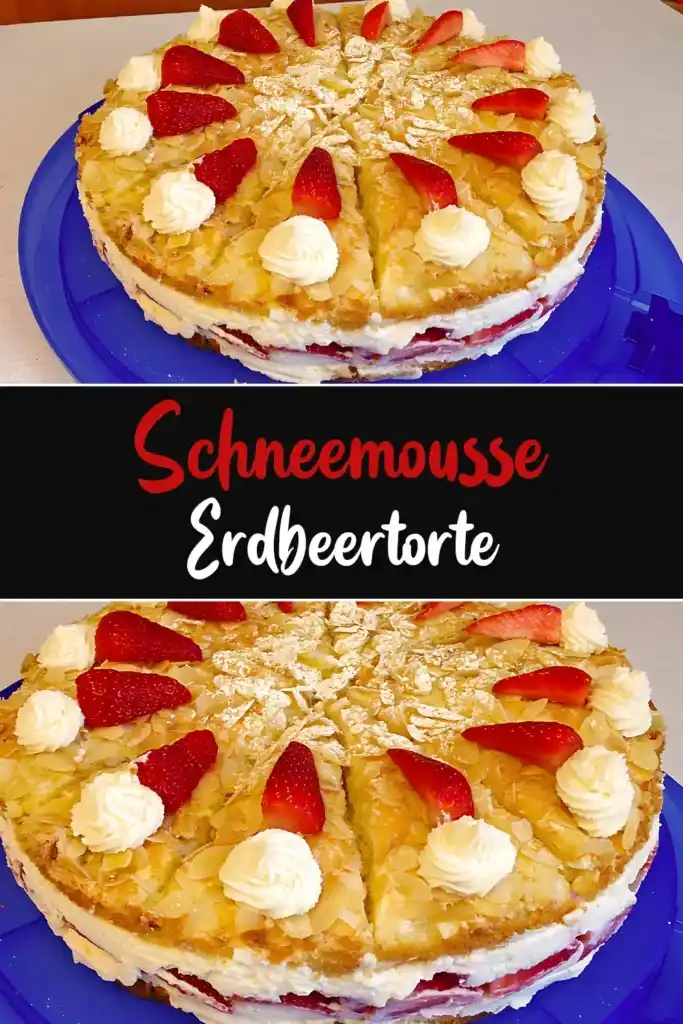 Schneemousse-Erdbeertorte 1 Schneemousse-Erdbeertorte