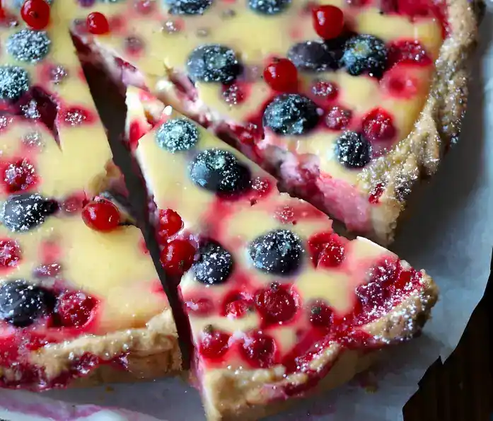 Sommerliche Beerentarte