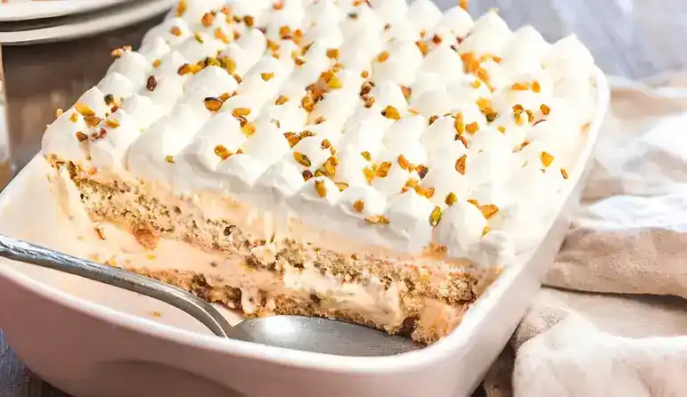 Tiramisu mit weißem Nougat
