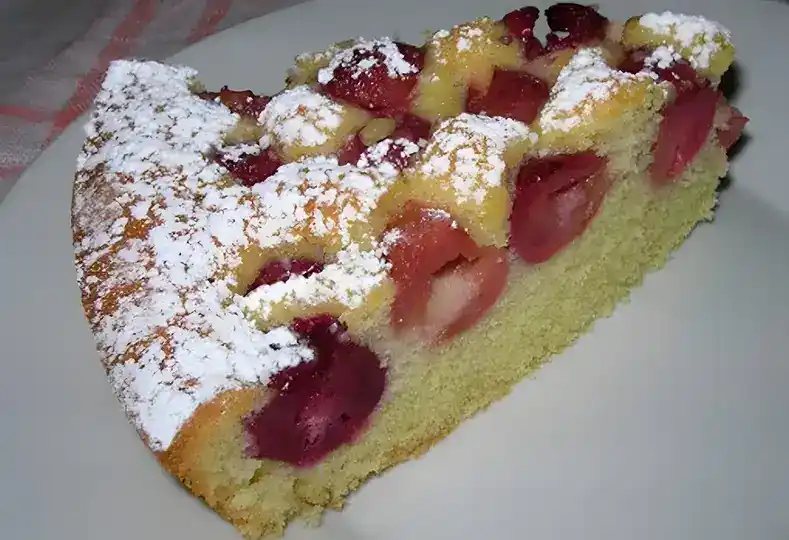 Weicher Kirschkuchen