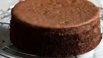 Weicher und supereinfacher Schokoladen Biskuitkuchen W2xEX 2x webp