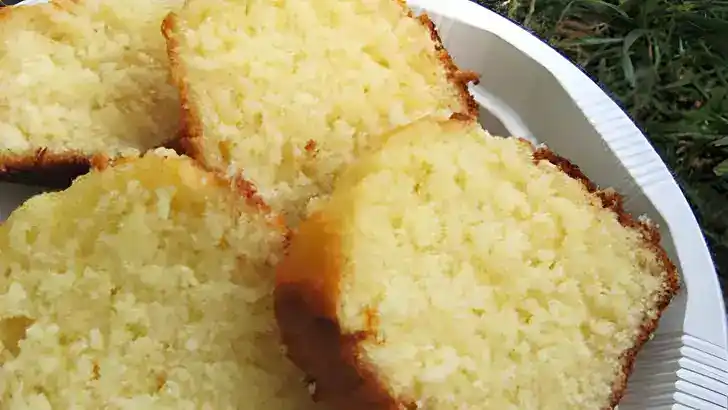 Weißer Schokoladen und Joghurtkuchen